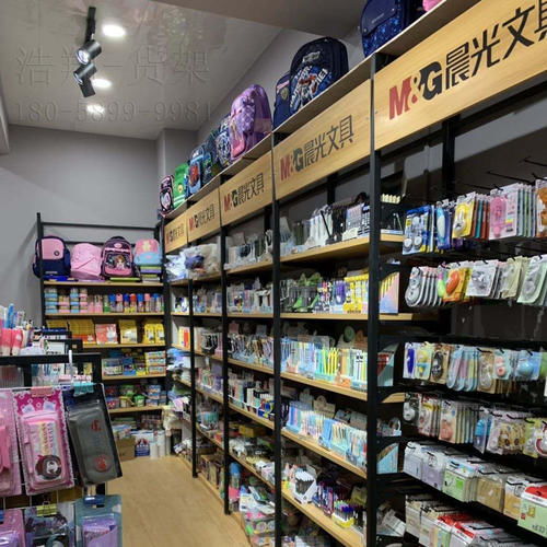 文化用品與日常用品貨架 現(xiàn)代生活的雙重支柱
